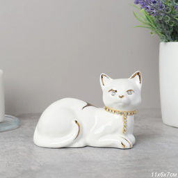 Статуэтка Кошка 11х7,5 см / B3006-4 /уп 96/
