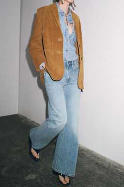 ZW COLLECTION WIDE-LEG LOW-RISE JEANS - Zara фото 29