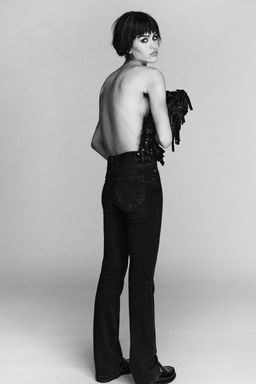 ZW COLLECTION MID-WAIST BOOTCUT CONTOUR JEANS - Zara фото 5