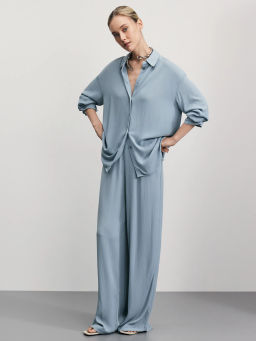 Блузка из фактурной вискозы / Zarina  фото 2