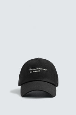 CONTRAST EMBROIDERY CAP - Zara фото 2