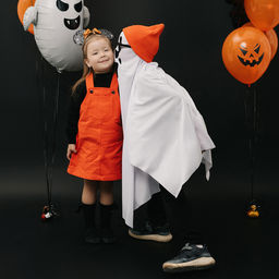 Ободок карнавальный на Хэллоуин «Тыквочка»