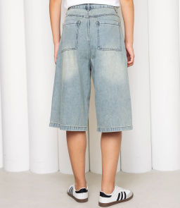 Джинсовые шорты #КТ3256, голубой - Dommod фото 4