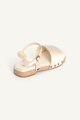 SANDALIA TACHAS LIMITED EDITION / Blanco Crudo - Zara фото 7