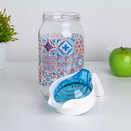 Кувшин для воды стеклянный «Мозаика», 1 л, 9×20 см