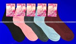 Цена за 10 пар. Ажур носки женские БЕЛЫЕ арт. С-90 (Б-1) 23  фото 5