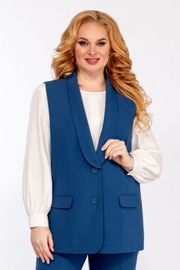 Костюм Элль стиль 2132 морская волна  фото 2