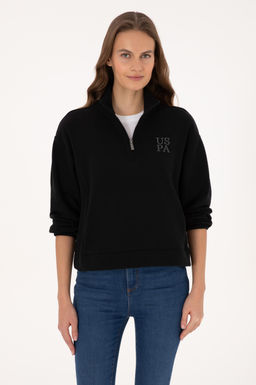 Kad_n Siyah Sweatshirt - U.s. polo assn фото 3