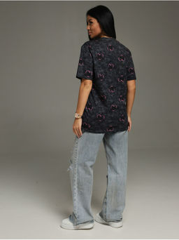 Футболка Принт графит женская - София фото 4