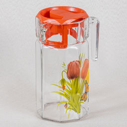 Кувшин 1,5л с деколью, арт. 2262, 43414 в коробке