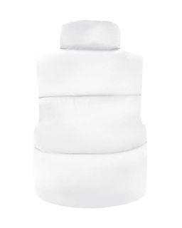 Утепленный белый жилет - Incity фото 3