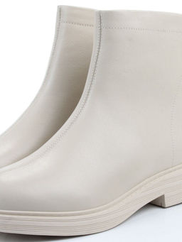 01-XKL21-225R LT. BEIGE Ботинки демисезонные женские (натуральная кожа, байка)