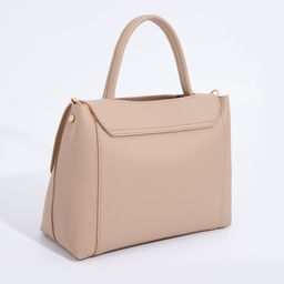 Сумка-мессенджер на клапане, цвет бежевый - Simaland фото 2