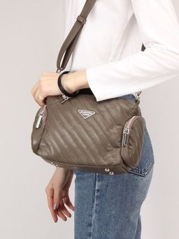 Сумка женская искусственная кожа Marrivina-21332, 1отд+карм/пер, плечевой ремень, капучино SALE 244027 - Adelia фото 10