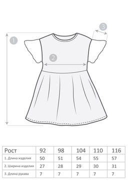 Платье для девочки летнее