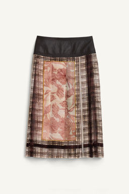 LIMITED EDITION SCARF PLEATED SKIRT - Zara фото 6