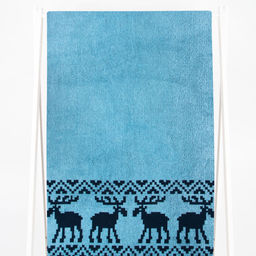 Полотенце махровое 6с102.411ж1 Оленики(джинс) 67х150см