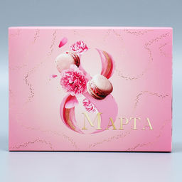 Цена за 5 шт. Коробка кондитерская, упаковка 8 марта, 20?15?5 см