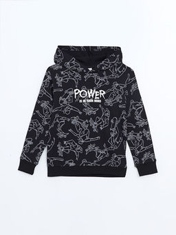 Kap??onlu Erkek ?ocuk Sweatshirt