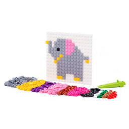 Конструктор Классик Мозаика №9 (животные Африки) (350 элементов) (в пакете)