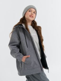 Куртка Softshell демисезонная "Серый меланж" 7+