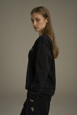 Свитшот утепленный Черный