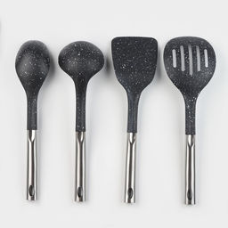 Набор кухонных принадлежностей Доляна «Космос», 4 предмета, чёрный