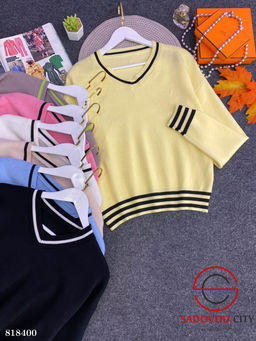 Свитер женский с V-вырезом - Bruno фото 8