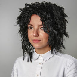 Карнавальный парик «Звезда», цвет чёрный