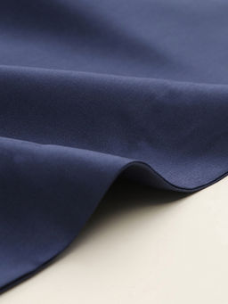 Постельное бельё 1.5-спальное «Этель», тенсель, синее