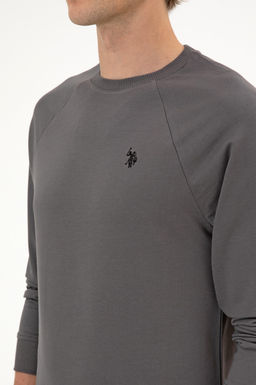 Erkek Gri Basic Sweatshirt Sepette S_rpriz _ndirim - U.s. polo assn фото 7