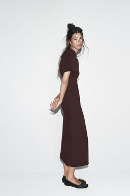 DRAPED LONG DRESS - Zara фото 5