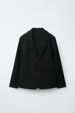 BLAZER TRAJE LISA / Negro