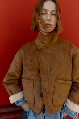 REVERSIBLE DOUBLE-FACED JACKET - Zara фото 24