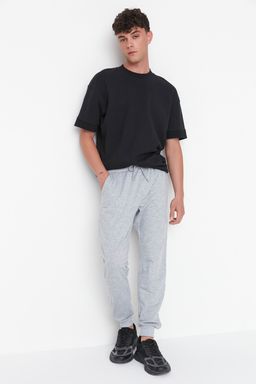 TRENDYOL MAN Siyah Basic Regular/Normal Kesim Lastik Paca Jogger Esofman Alt? TMNSS20EA0053 - Trendyolmilla фото 4