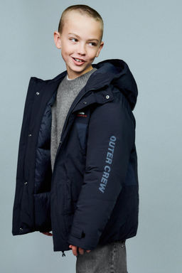 COLOUR BLOCK QUILTED JACKET - Zara фото 9