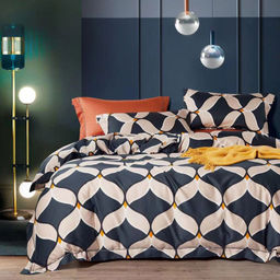 Простыня Евростандарт Люксор 240х220см, поплин Премиум Пакистан 125г/м2, хлопок 100%, упаковка классическая ПВХ 28х41см, Домашняя мода (Россия)