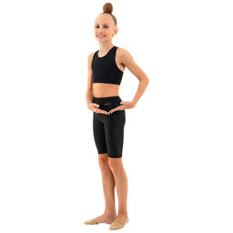 Велосипедки гимнастические Grace Dance, лайкра, р. 30, цвет чёрный  фото 4