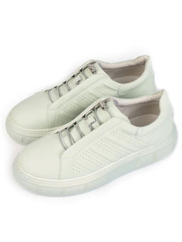05-PDL256-3 LT. GREEN Кроссовки женские (натуральная кожа)