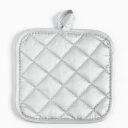 Кух. набор 3пр. Доляна Снежинки серебро прих.17*17 см, вареж.26*16 см,фарт.70*80 см 100% п/э 94461 фото 7