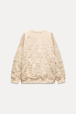 CRINKLED SWEATSHIRT - Zara фото 7