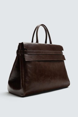 LEATHER HANDBAG - Zara фото 14