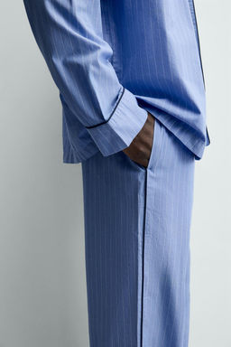 SET PIJAMA ESTRUCTURA VIVOS CONTRASTE / Azul - Zara фото 9