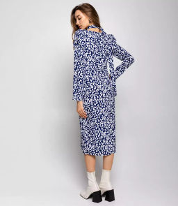 Платье #КТ63007, синий