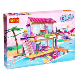 Конструктор Девчонки: набережный домик, 423 детали - Cogo фото 2