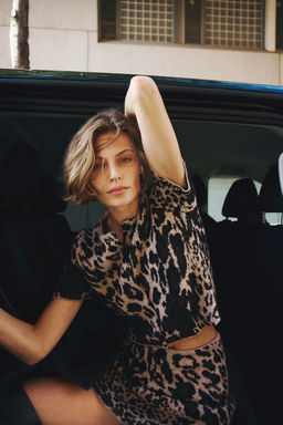 Falda en punto jacquard - H&m фото 3