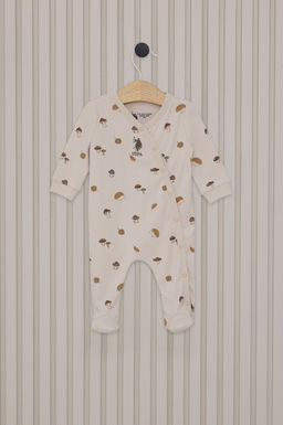 Erkek Bebek Krem Pijama Tak_m_