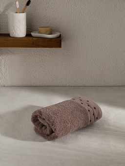 Полотенце для лица 50x90 светло-коричневый махровая ткань