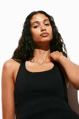 Top de deporte en DryMove con sujetador integrado - H&m фото 3
