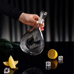 Цена за 18 шт. Графин-штоф «Волна», 500 мл